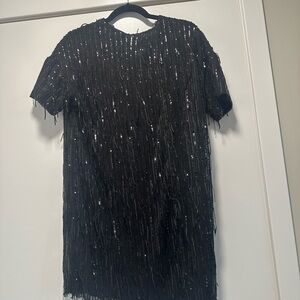 ZARA black sparkle dress